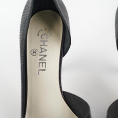 Chanel Black Heels Size 38.5