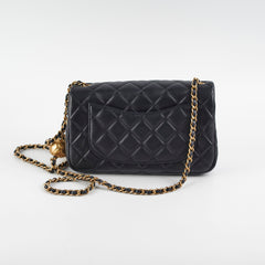 Chanel Mini Rectangular Pearl Crush Lambskin Black