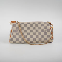 Louis Vuitton Eva Clutch Damier Azur
