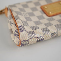Louis Vuitton Eva Clutch Damier Azur