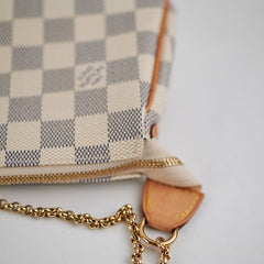 Louis Vuitton Eva Clutch Damier Azur