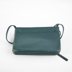 Celine Trio Bag Lambskin Green