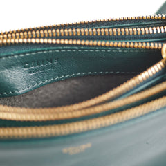 Celine Trio Bag Lambskin Green