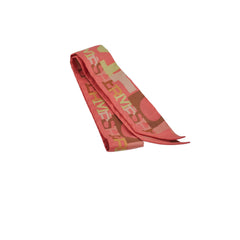 Hermes Pink Logo Twilly