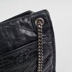 Saint Laurent Baby Niki Calfskin Bag Black