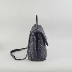 Chanel Caviar Large Coco Handle Navy 21series