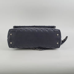 Chanel Caviar Large Coco Handle Navy 21series