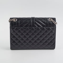 Saint Laurent Envelope Black Shoulder Bag