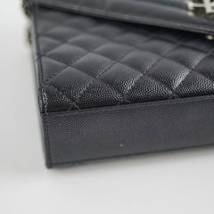 Saint Laurent Envelope Black Shoulder Bag