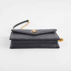 Saint Laurent Wallet On Chain Black