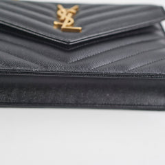 Saint Laurent Wallet On Chain Black