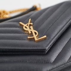 Saint Laurent Wallet On Chain Black
