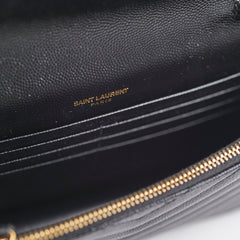 Saint Laurent Wallet On Chain Black