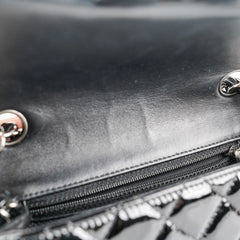 Chanel Mini Square Flap Patent Black Bag