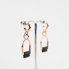 Hermes Boucles D'Oreilles PM Noir