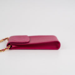 Chanel Vintage Vertical Caviar Pink Crossbody