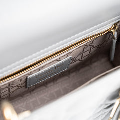 Lady Dior Small ABC Lambskin Grey