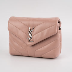 Saint Laurent Toy Lou Lou Pink Crossbody Bag