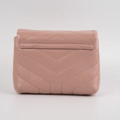Saint Laurent Toy Lou Lou Pink Crossbody Bag