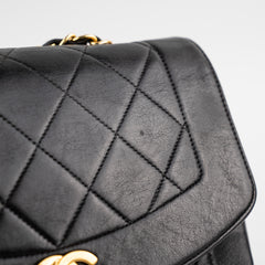 ITEM 28 - Chanel Small Diana Lambskin Black