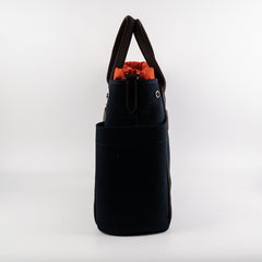 Hermes Canvas The Grooming Bag Navy