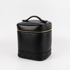Chanel Vintage Vanity Leather Black