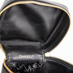 Chanel Vintage Vanity Leather Black