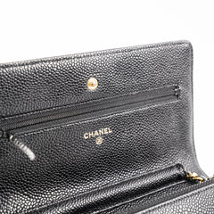 Chanel Wallet On Chain Caviar Black WOC