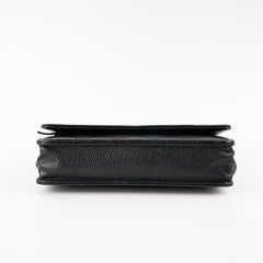 Chanel Wallet On Chain Caviar Black WOC