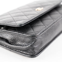 Chanel Wallet On Chain Caviar Black WOC