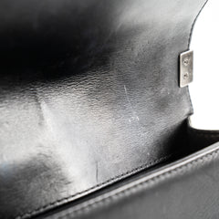 Chanel Small Boy Cream Black Lambskin