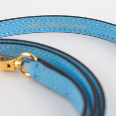 Hermes Mini Kelly 2 Epsom Blue Celeste U Stamp (2022)