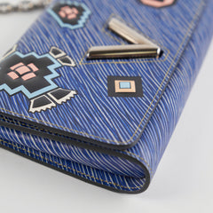 Louis Vuitton Twist Wallet On Chain WOC Blue
