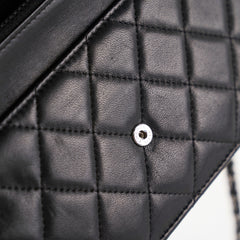Chanel Boy Wallet On Chain WOC Lambskin Black