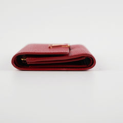 Louis Vuitton Capucines Compact Wallet Red