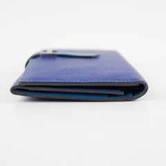 Hermes Bearn Wallet Epsom Blue Mykonos