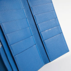 Hermes Bearn Wallet Epsom Blue Mykonos