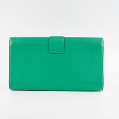 Saint Laurent Y Clutch Green
