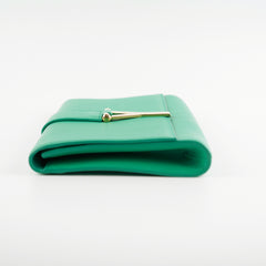 Saint Laurent Y Clutch Green