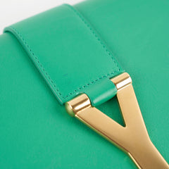 Saint Laurent Y Clutch Green