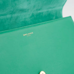 Saint Laurent Y Clutch Green