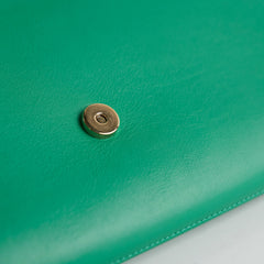 Saint Laurent Y Clutch Green