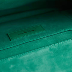 Saint Laurent Y Clutch Green