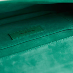 Saint Laurent Y Clutch Green