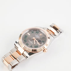 Rolex Datejust 41MM Two Tones Rose Gold Grey Dial