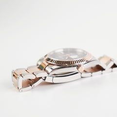 Rolex Datejust 41MM Two Tones Rose Gold Grey Dial
