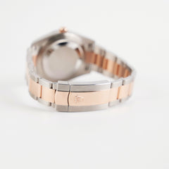 Rolex Datejust 41MM Two Tones Rose Gold Grey Dial