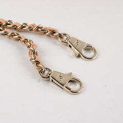 Chanel Mini Coco Handle Peach Caviar Top Handle