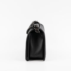 Chanel Old Medium Boy So Black Shoulder Bag