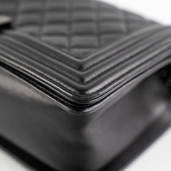 Chanel Old Medium Boy So Black Shoulder Bag